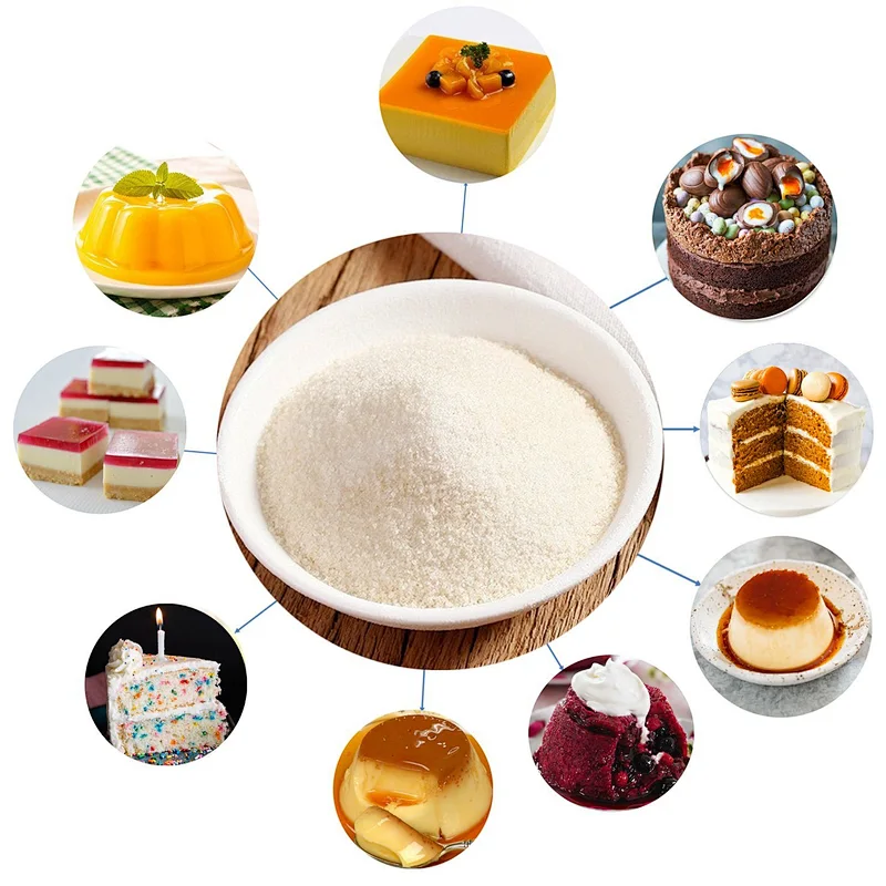 Edible Gelatin Sweets Ice Cream 120-280 Bloom Kosher Halal Beef Food Grade Gelatin
